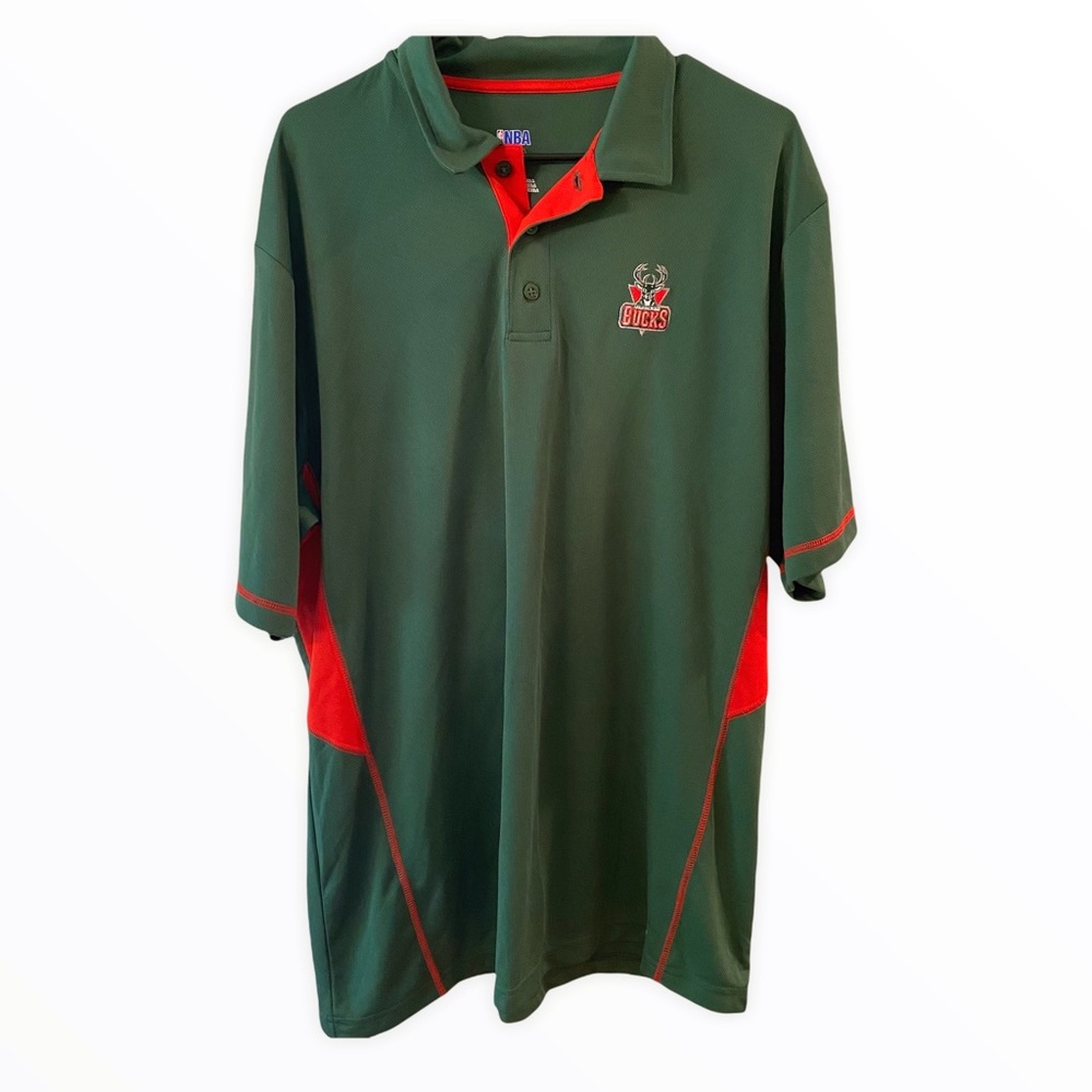 Vintage Milwaukee Bucks NBA Basketball Polo